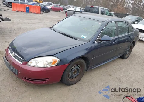 2009 Chevrolet Impala Ls из США, поврежденный, VIN 2G1WB57K091292672